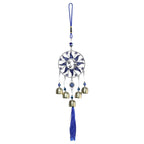 Metal Turkish Evil Eye Windchime Hanging - MystiqHouse
