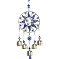Metal Turkish Evil Eye Windchime Hanging - MystiqHouse