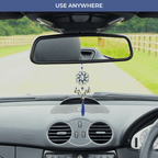 Metal Turkish Evil Eye Windchime for car Hanging - MystiqHouse