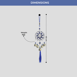 Metal Turkish Evil Eye Windchime Hanging - MystiqHouse