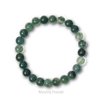 Moss Agate 8mm Bracelet - MystiqHouse