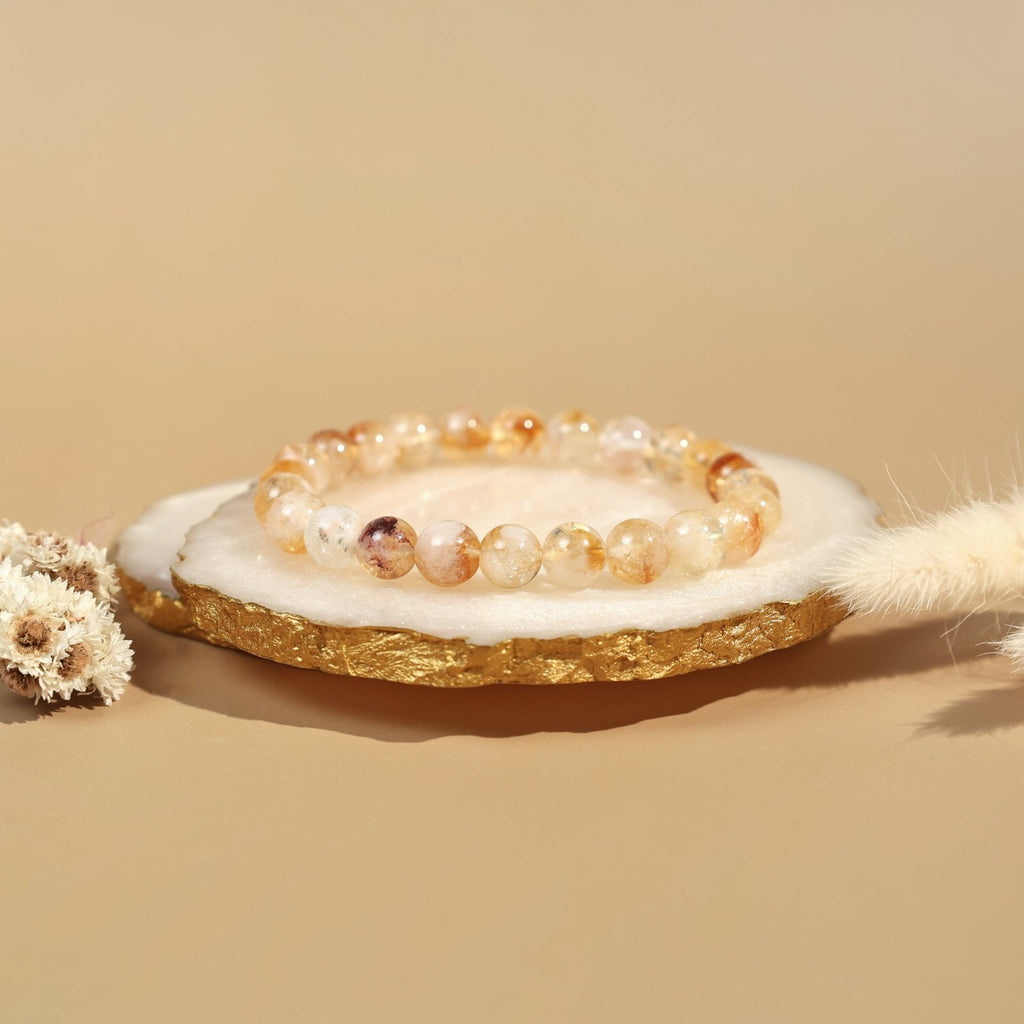 Natural Citrine 8mm Bracelet - MystiqHouse