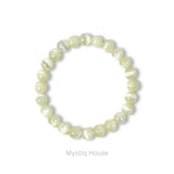 Natural Selenite 8mm Bracelet - MystiqHouse