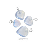 Opalite Mini Heart Pendant - MystiqHouse