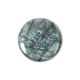 Premium Labradorite Sun And Moon Double Faced Cabochon - MystiqHouse