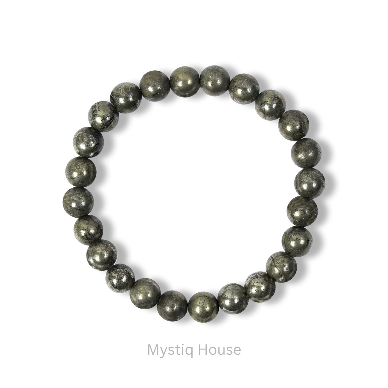 Pyrite 8mm Bracelet - MystiqHouse