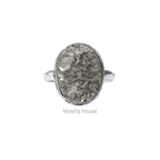 Pyrite Cluster Oval Ring - MystiqHouse