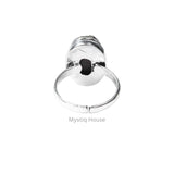 Pyrite Cluster Oval Ring - MystiqHouse