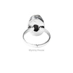 Pyrite Cluster Oval Ring - MystiqHouse