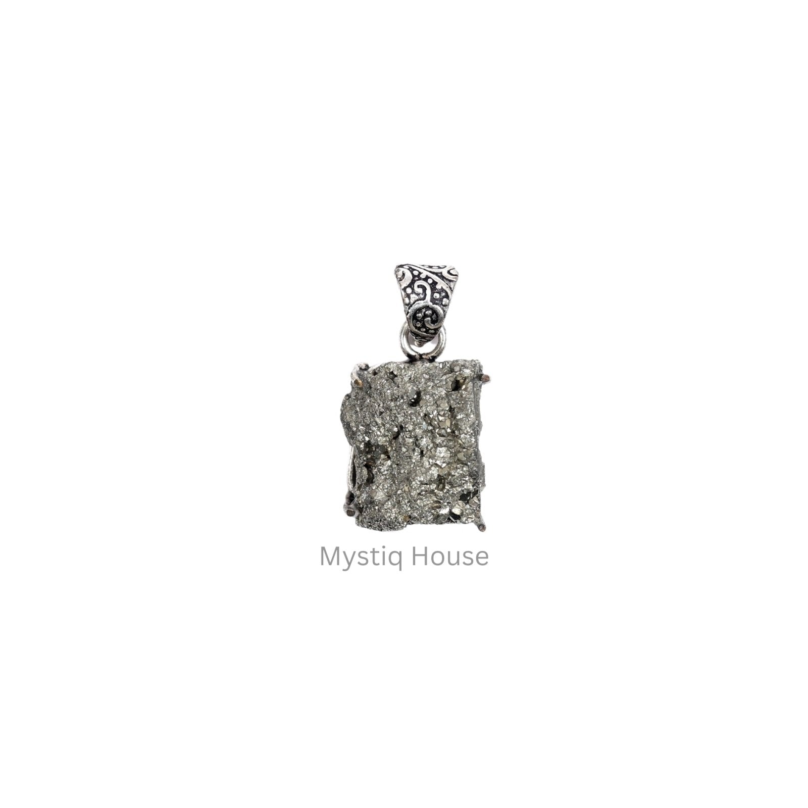 Pyrite Cluster Pendant - MystiqHouse