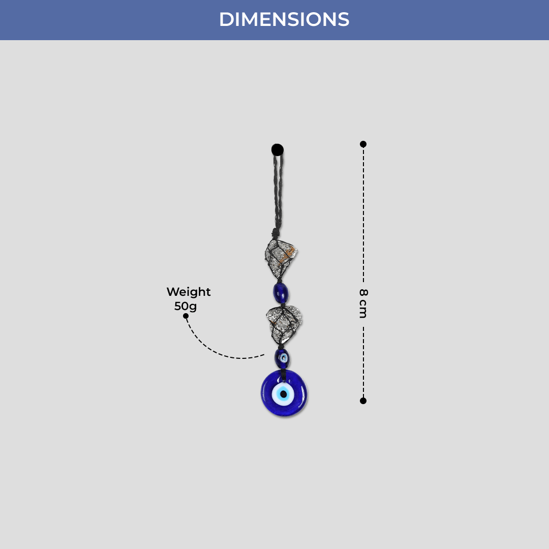 Pyrite Evil Eye Hanging - MystiqHouse