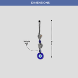 Pyrite Evil Eye Hanging - MystiqHouse