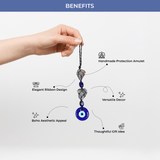 Pyrite Evil Eye Hanging - MystiqHouse