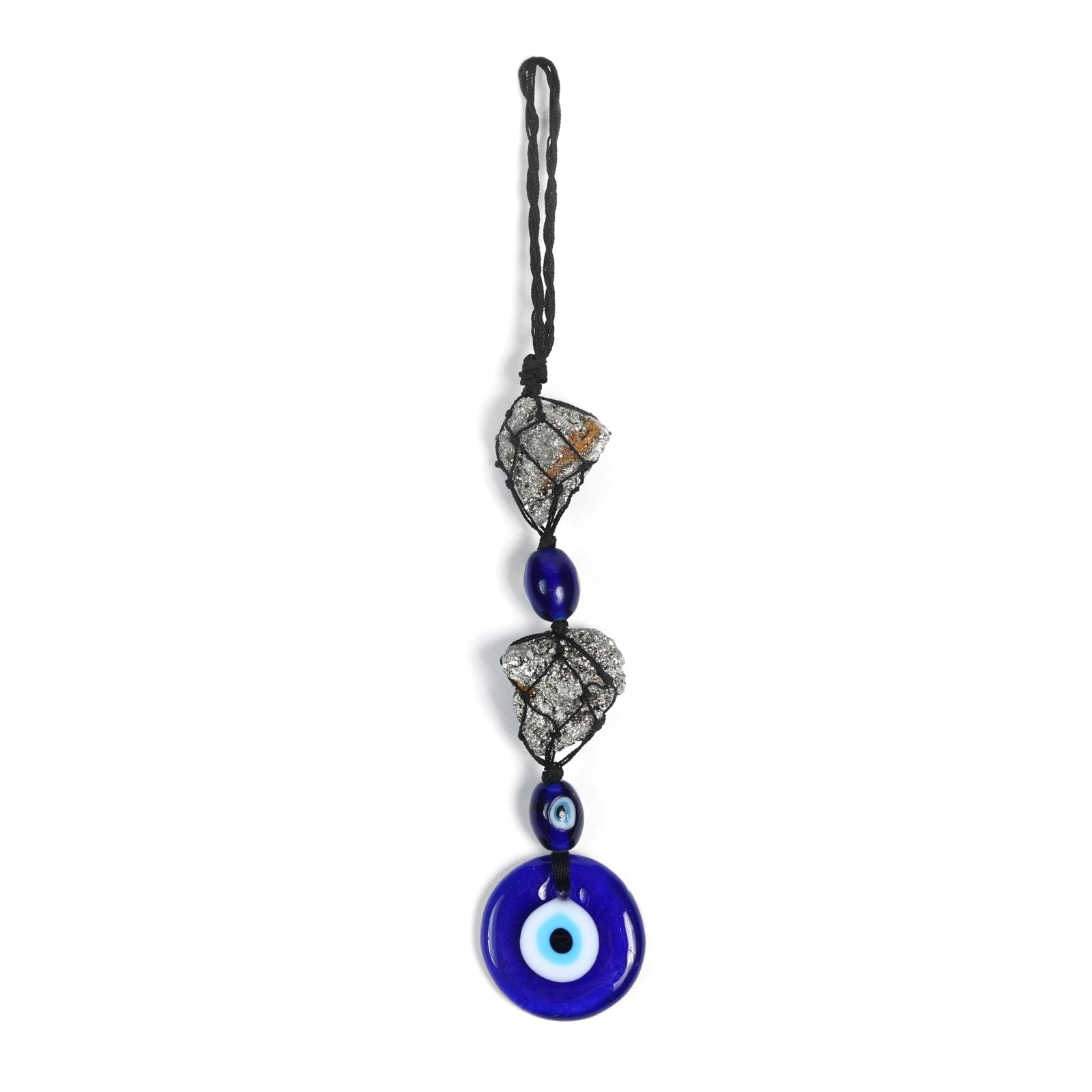 Pyrite Evil Eye Hanging - MystiqHouse
