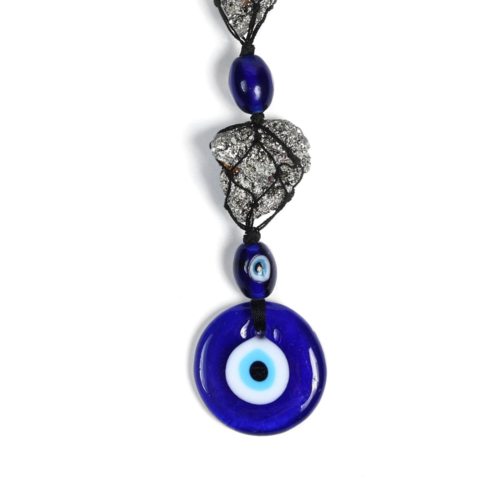 Pyrite Evil Eye Hanging - MystiqHouse