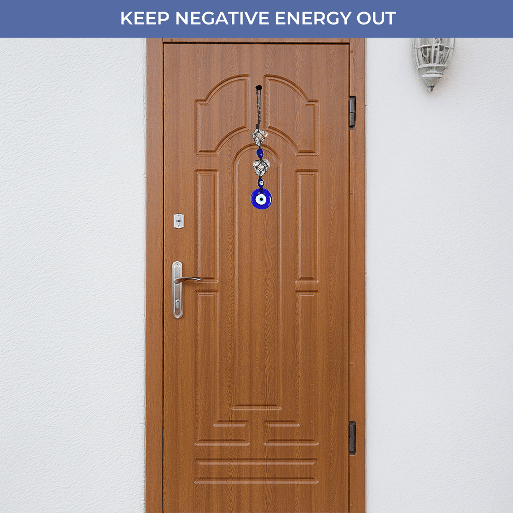 Pyrite Evil Eye Hanging - MystiqHouse