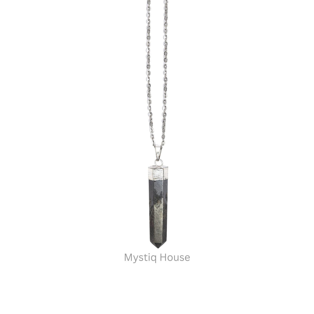 Pyrite Pencil Pendant - MystiqHouse