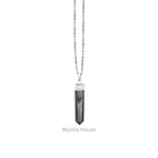 Pyrite Pencil Pendant - MystiqHouse
