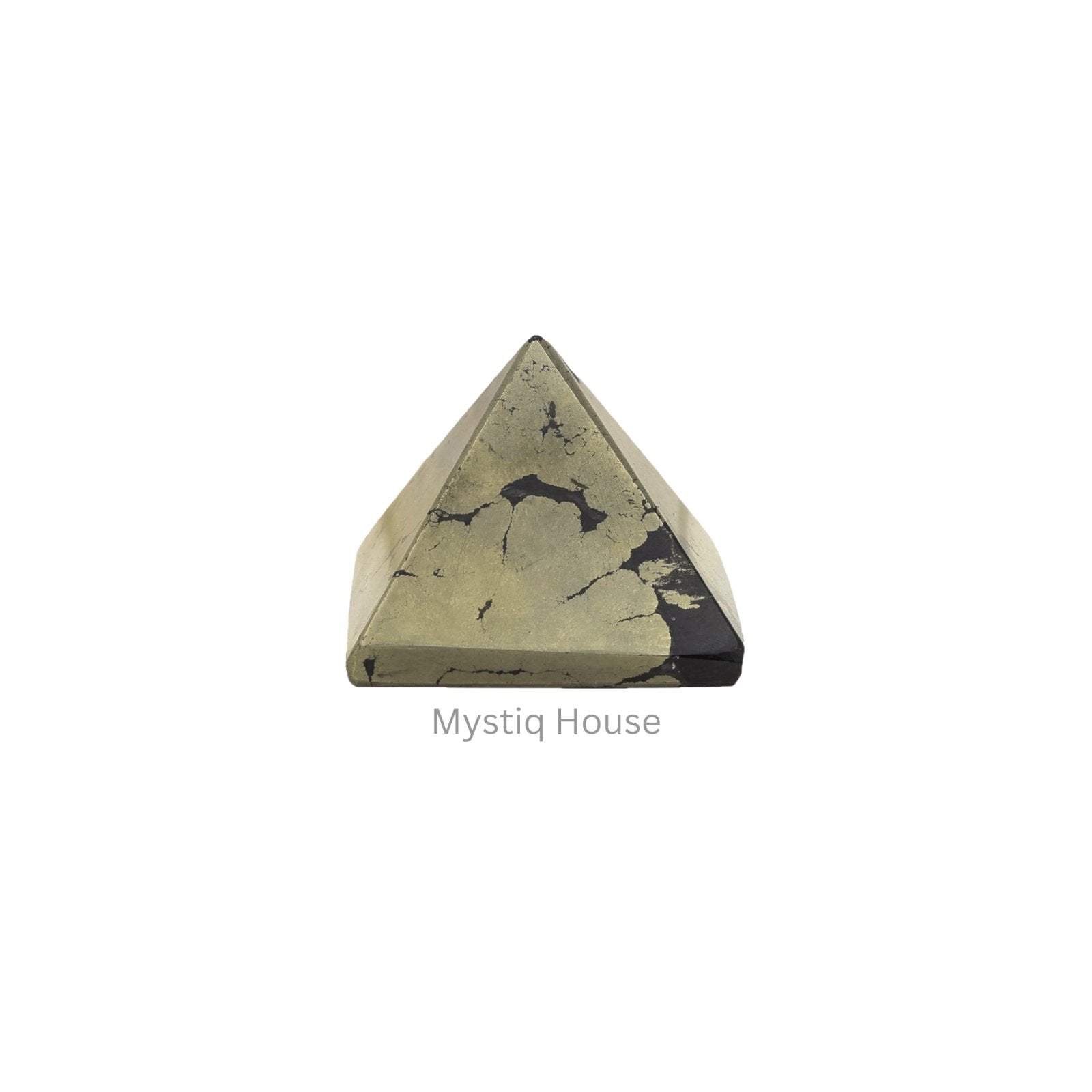 Pyrite Stone Pyramid - MystiqHouse