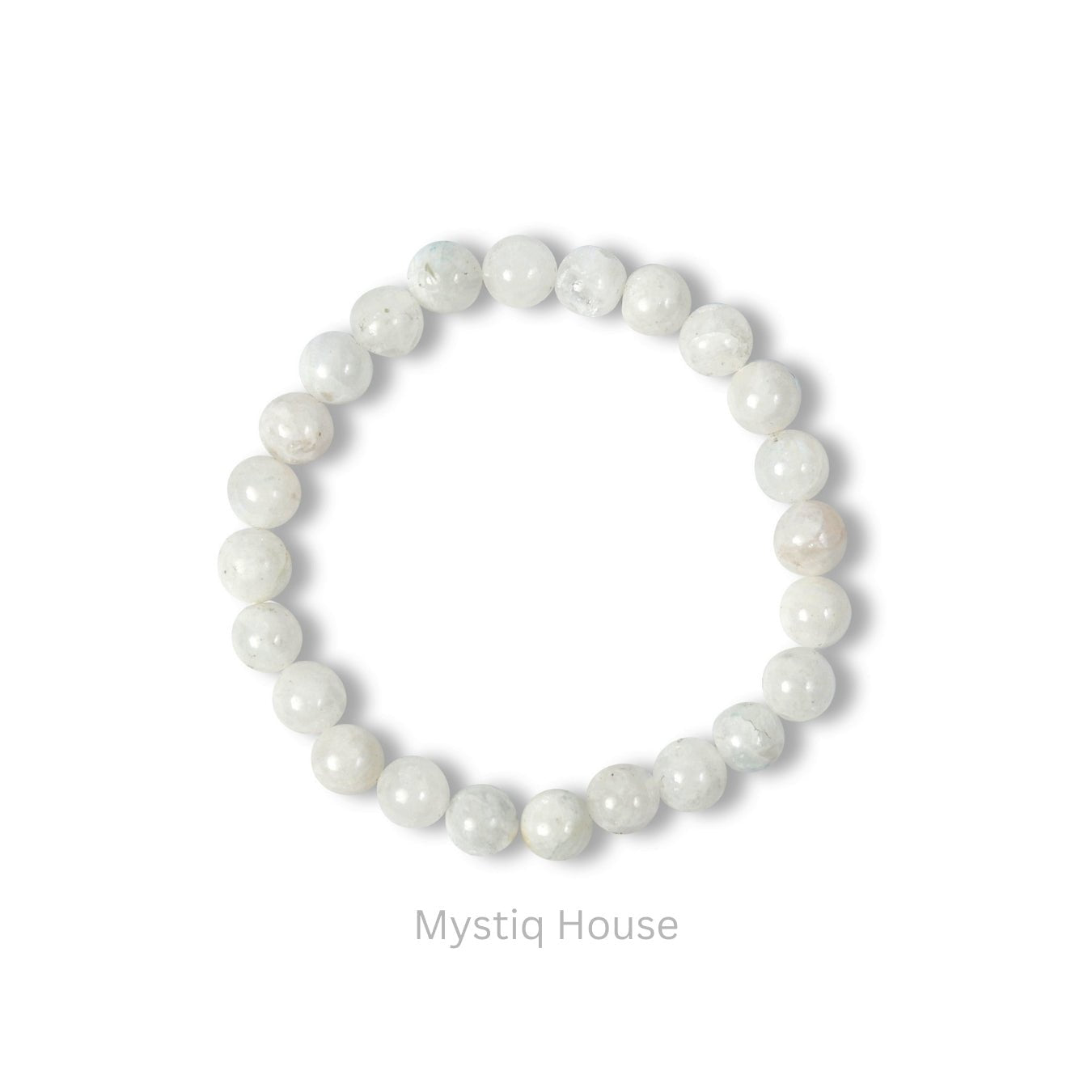 Rainbow Moonstone 8mm Bracelet - MystiqHouse