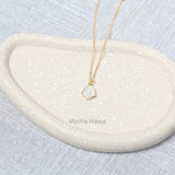Rainbow Moonstone 92.5 Silver Hexagonal Necklace - MystiqHouse