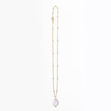 Rainbow Moonstone Faceted Necklace - MystiqHouse