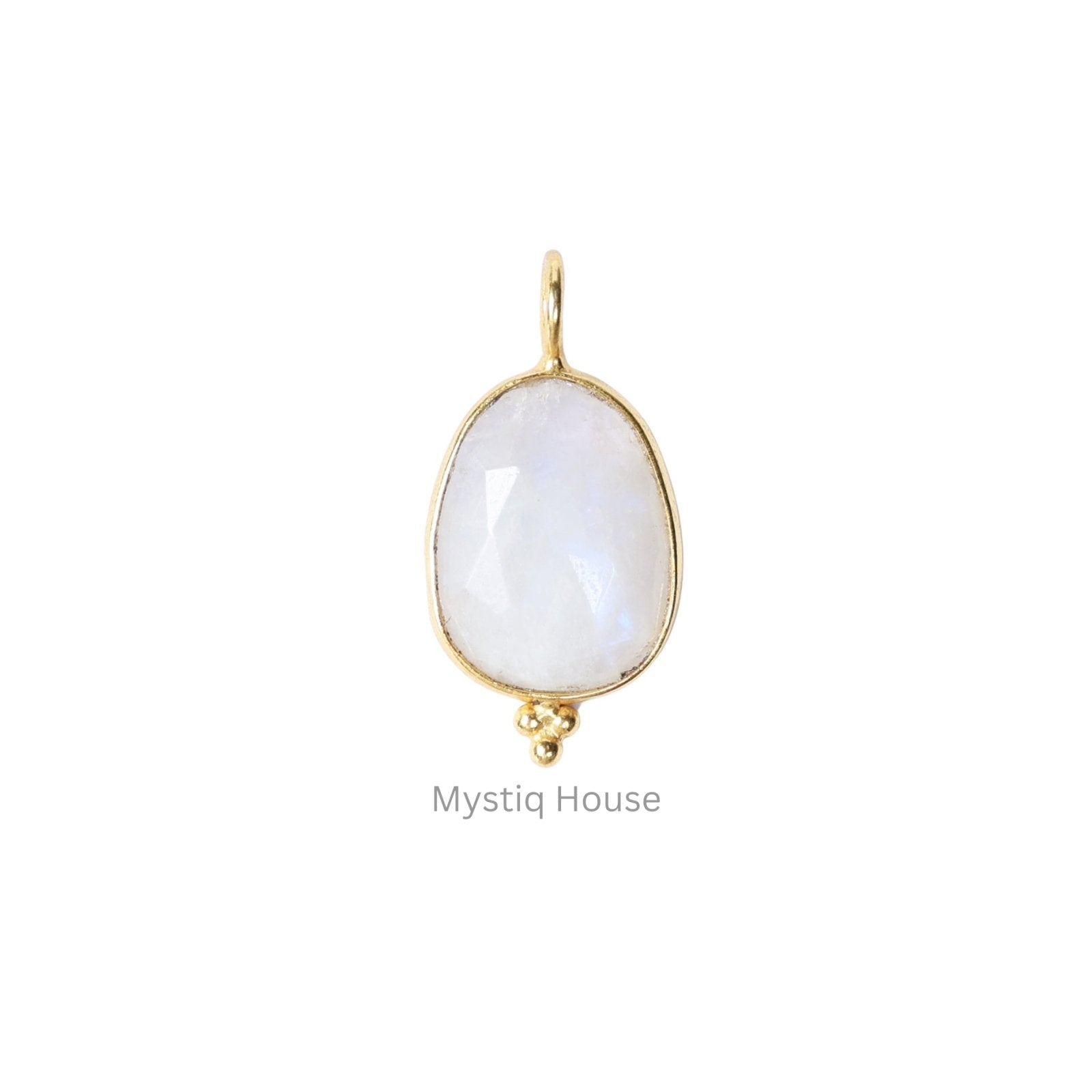 Rainbow Moonstone Faceted Necklace - MystiqHouse