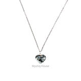 Rainbow Moonstone Mini Heart Pendant - MystiqHouse