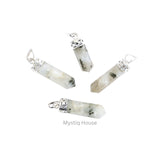 Rainbow Moonstone Pencil Pendant - MystiqHouse
