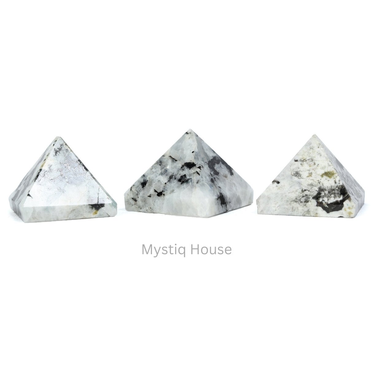 Rainbow Moonstone Stone Pyramid - MystiqHouse
