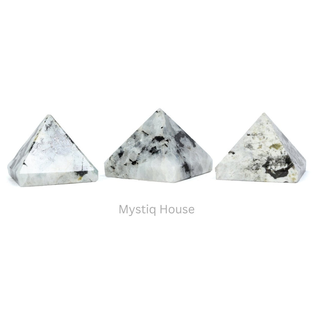Rainbow Moonstone Stone Pyramid - MystiqHouse