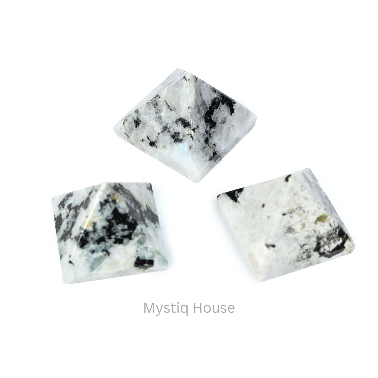 Rainbow Moonstone Stone Pyramid - MystiqHouse
