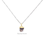 Raw Loop Amethyst Pendant - MystiqHouse
