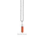 Red Carnelian Pencil Pendant - MystiqHouse