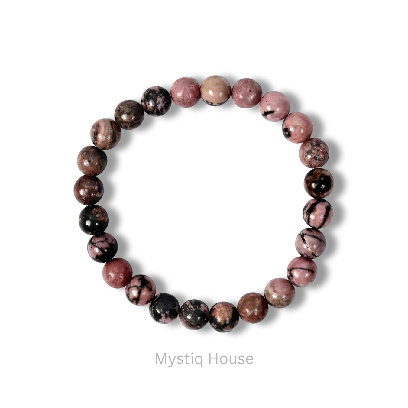 Rhodonite 8mm Bracelet - MystiqHouse