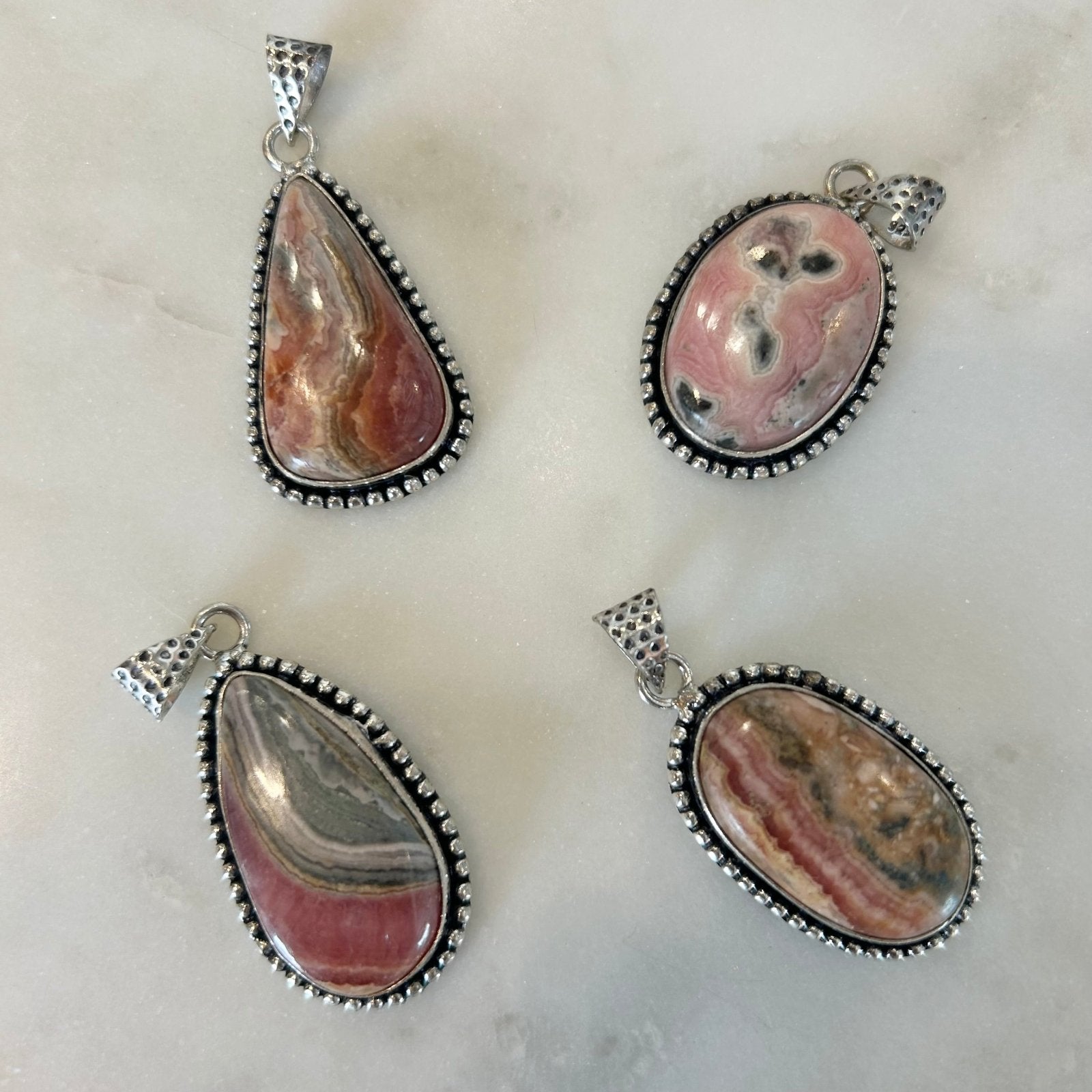 Rhodonite pendant - MystiqHouse