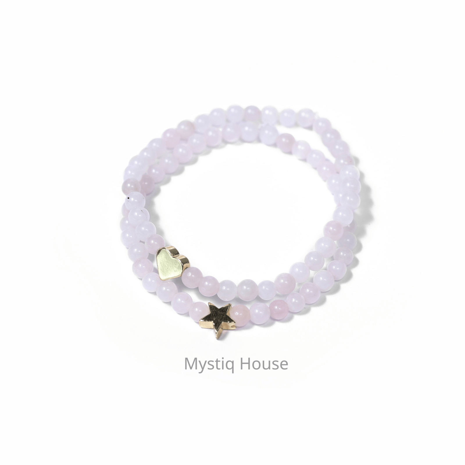 Rose Quartz 4mm Bracelet - MystiqHouse