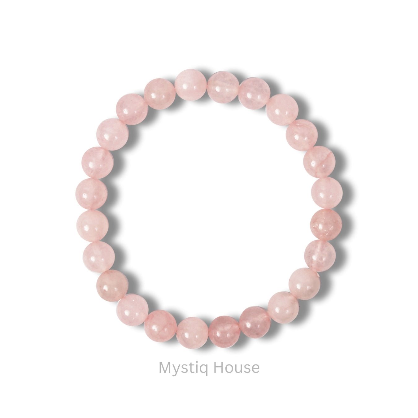 Rose Quartz 8mm Bracelet - MystiqHouse