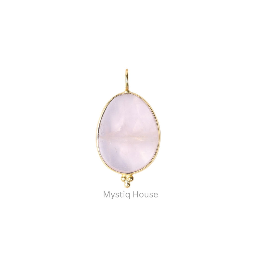 Rose Quartz Faceted Necklace - MystiqHouse
