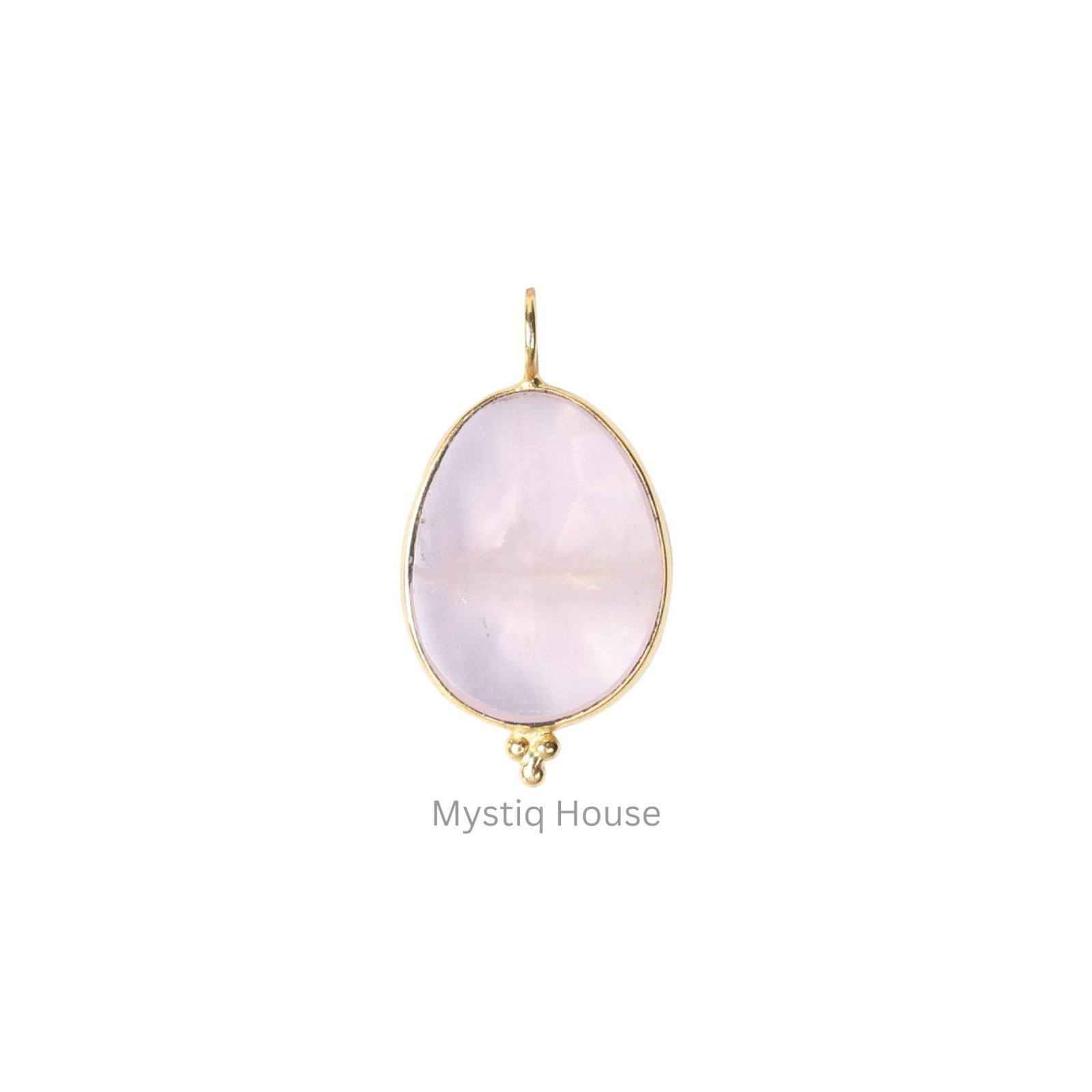 Rose Quartz Faceted Necklace - MystiqHouse
