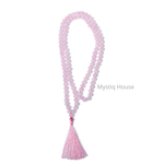 Rose Quartz Jaap Mala - MystiqHouse