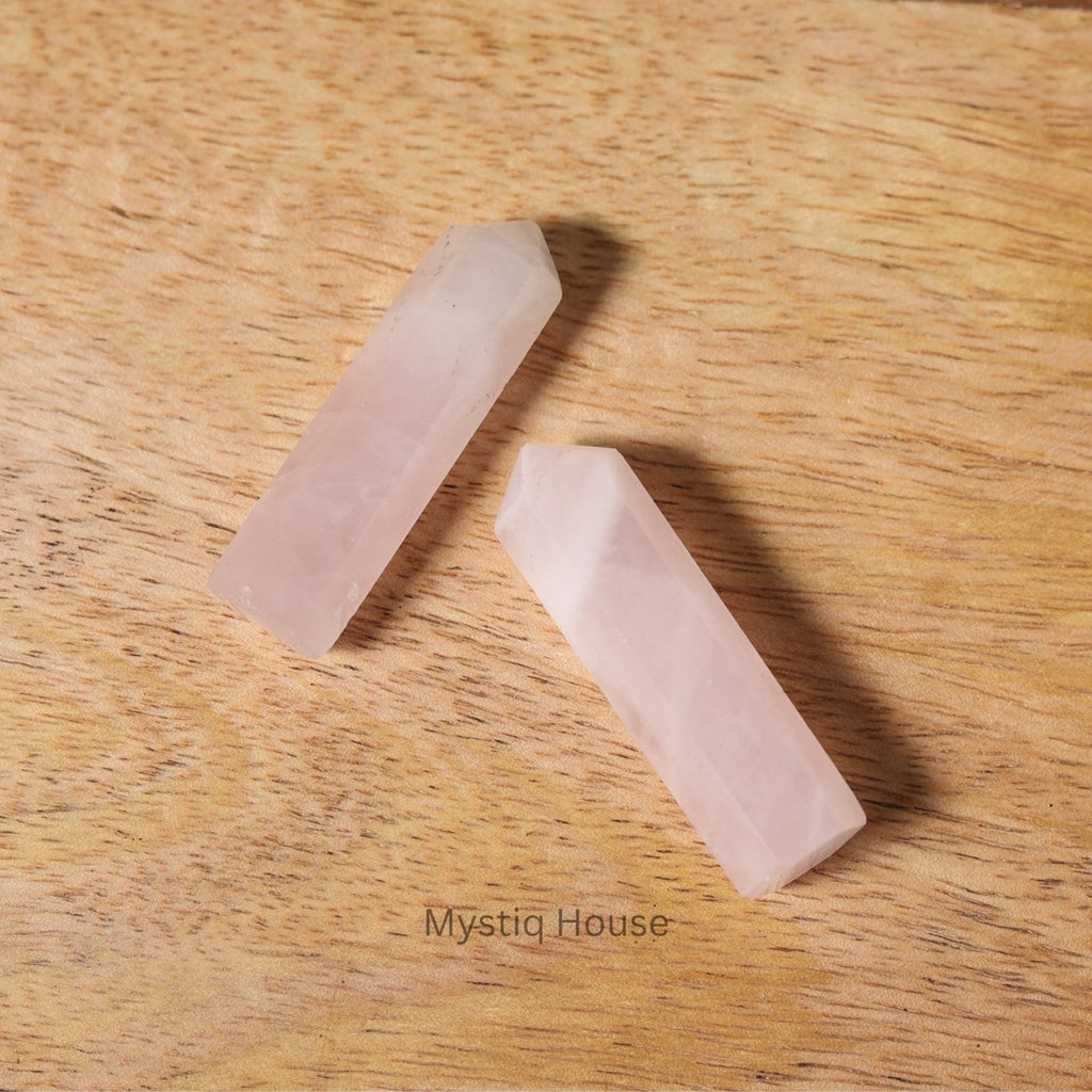 Rose Quartz Mini Pencil Point/ Towers - MystiqHouse