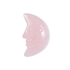 Rose Quartz Moon Face Cabochon - MystiqHouse