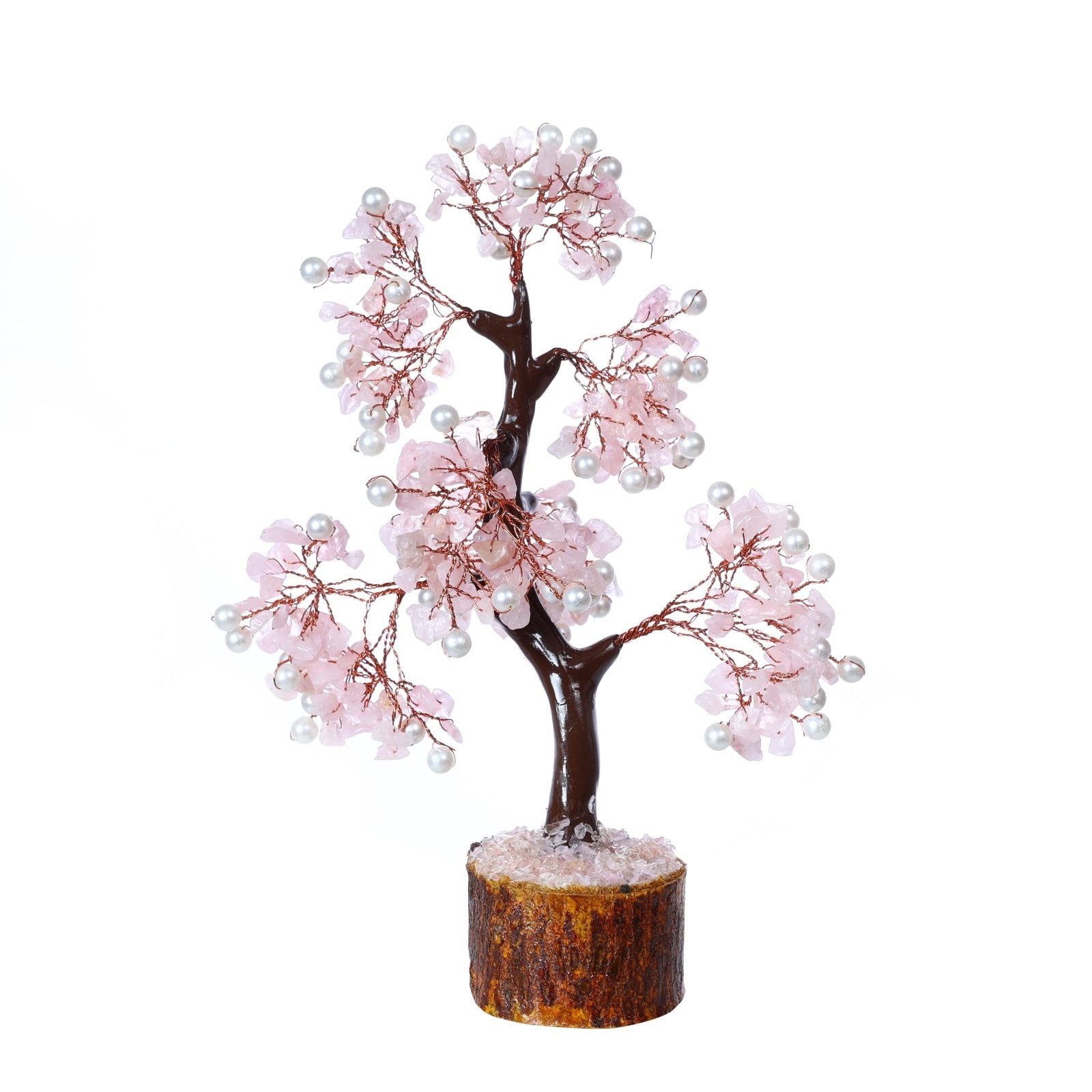 Rose Quartz Pearl Mseal Tree - MystiqHouse