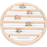 Rose Quartz Raw Adjustable Ring - MystiqHouse