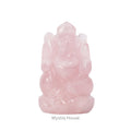 Rose Quartz Stone Ganesha - MystiqHouse
