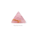 Rose Quartz Stone Pyramid - MystiqHouse