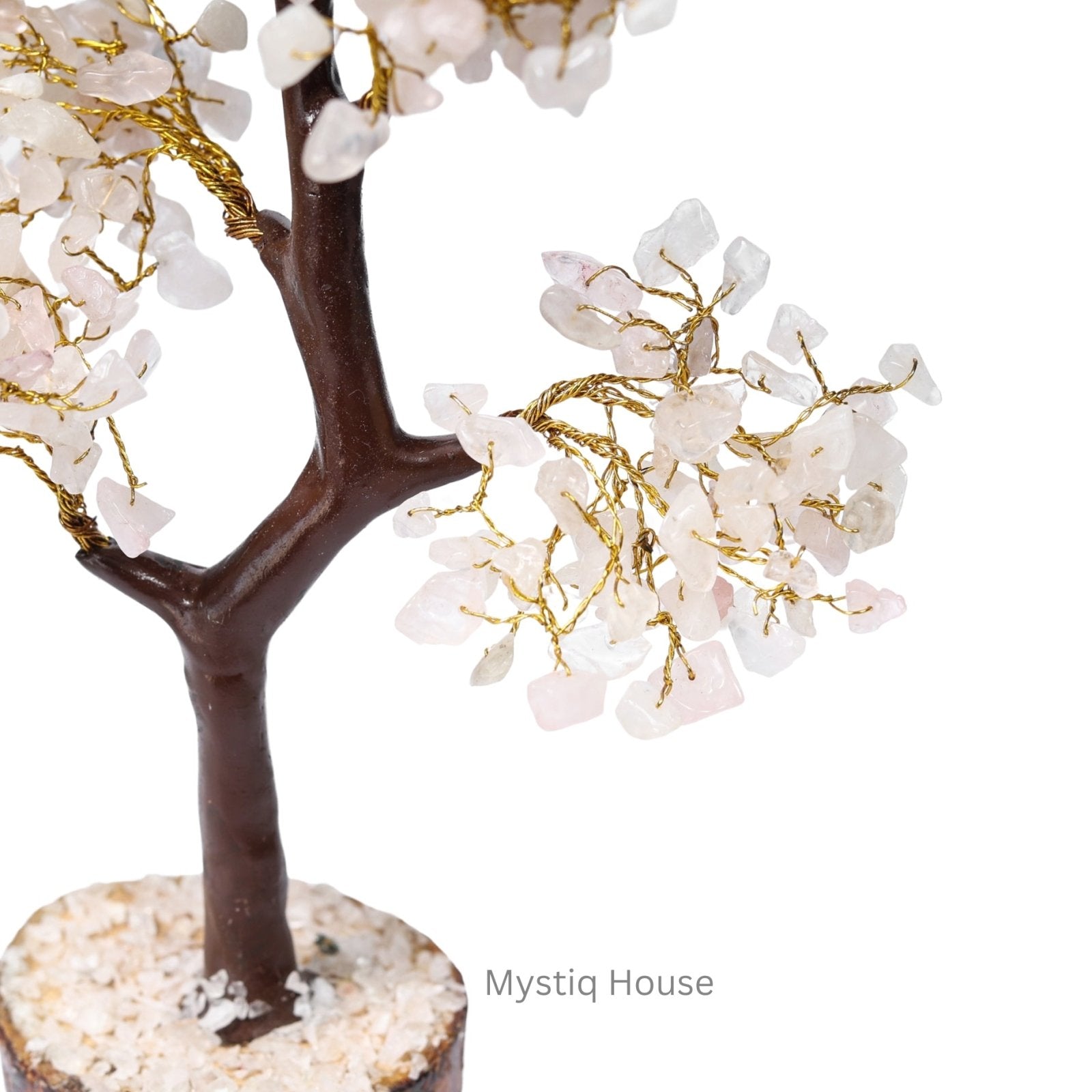 Rose Quartz Tree 300B Mseal - MystiqHouse