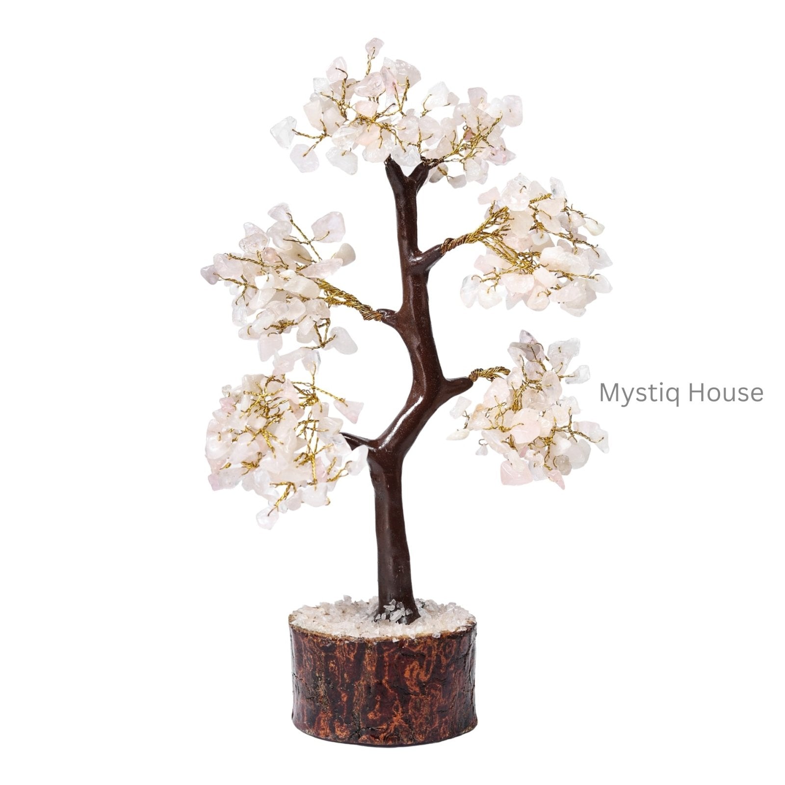 Rose Quartz Tree 300B Mseal - MystiqHouse