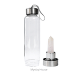 Rose Quartz Water Bottle - MystiqHouse